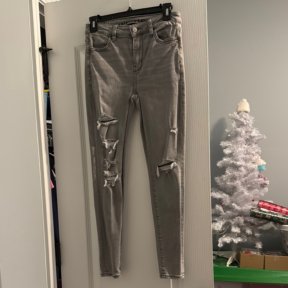 American Eagle Grey skinny Jeans